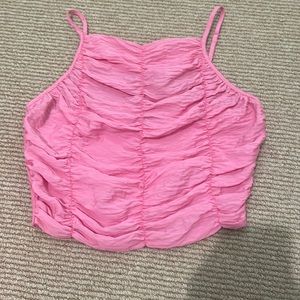 Pink zara top